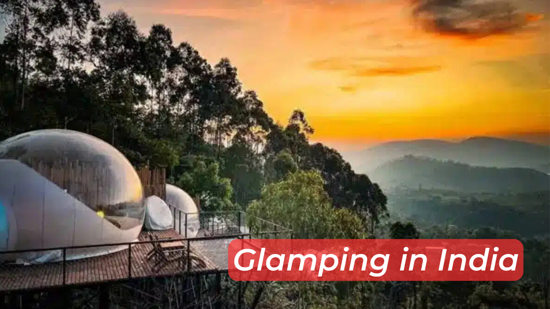 Image shows Munnar Luxury Glamping Location Modern Tent Camp
