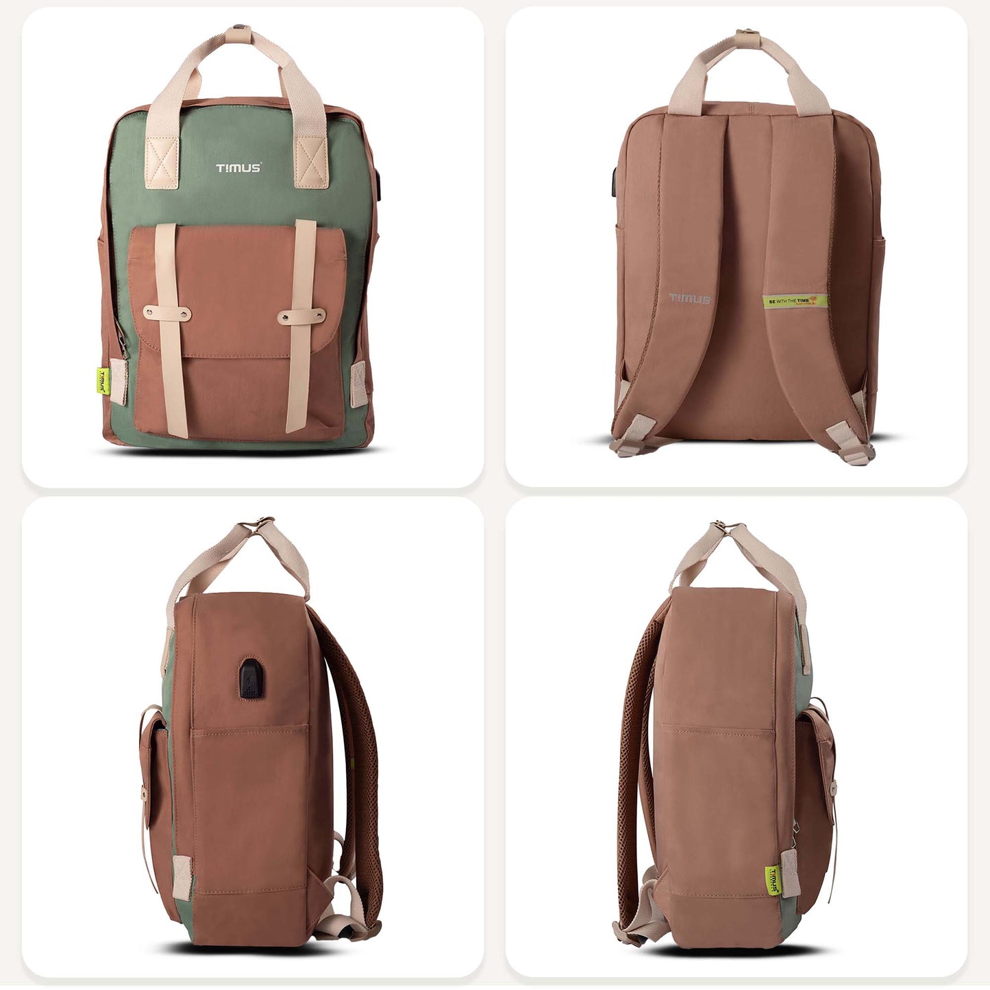 Timus Miami Backpack side angle view