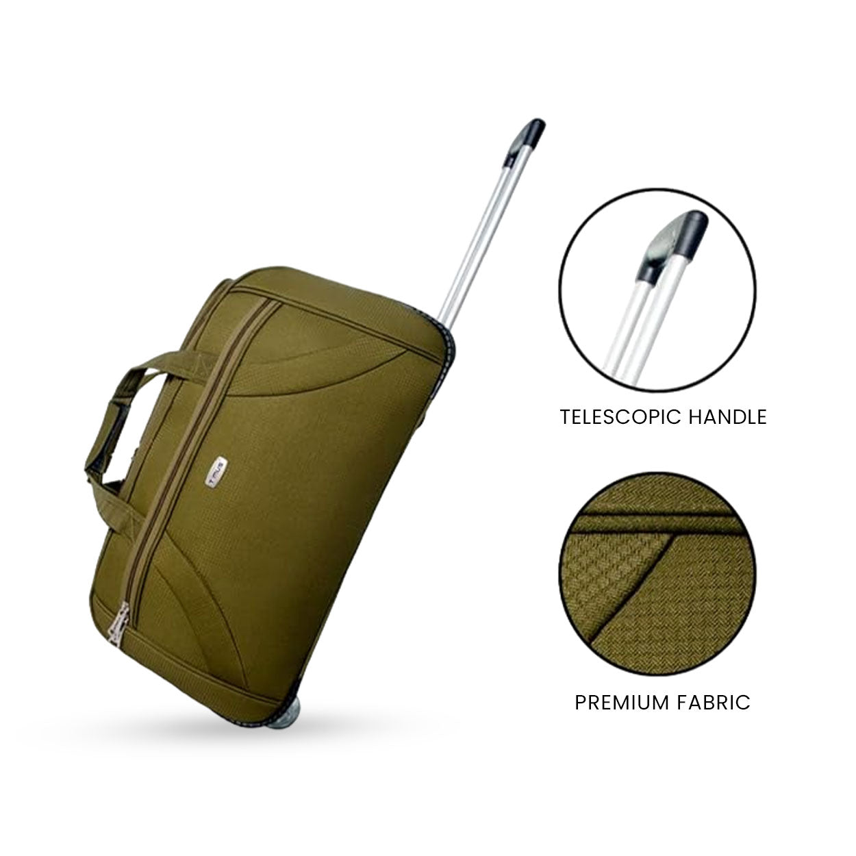 Club Mumbai 2-Wheel Duffle Bag