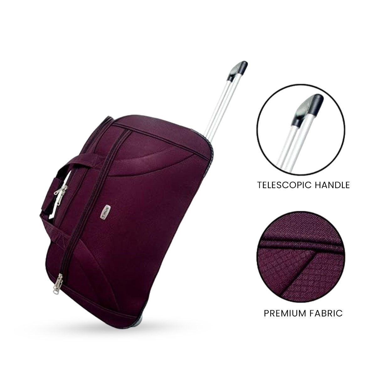 Club Mumbai 2-Wheel Duffle Bag