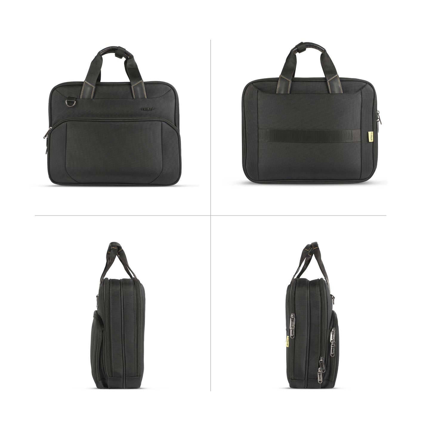 Timus Orbit professional laptop briefcase multi angle view – corporate office carry bag profile02