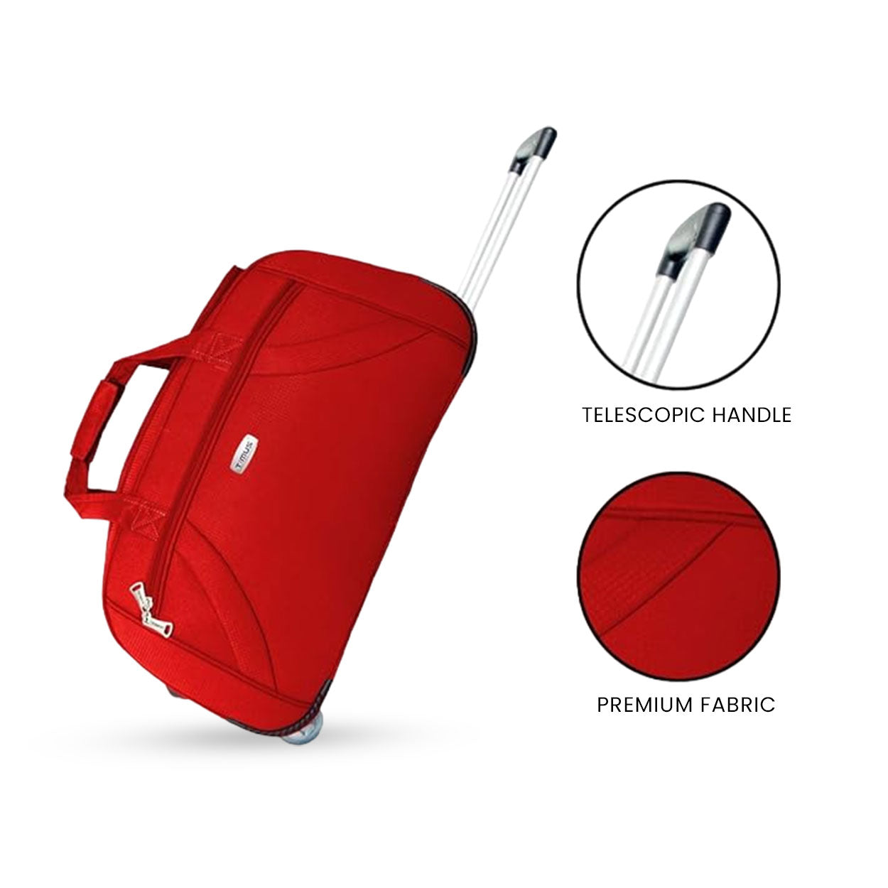 Club Mumbai 2-Wheel Duffle Bag