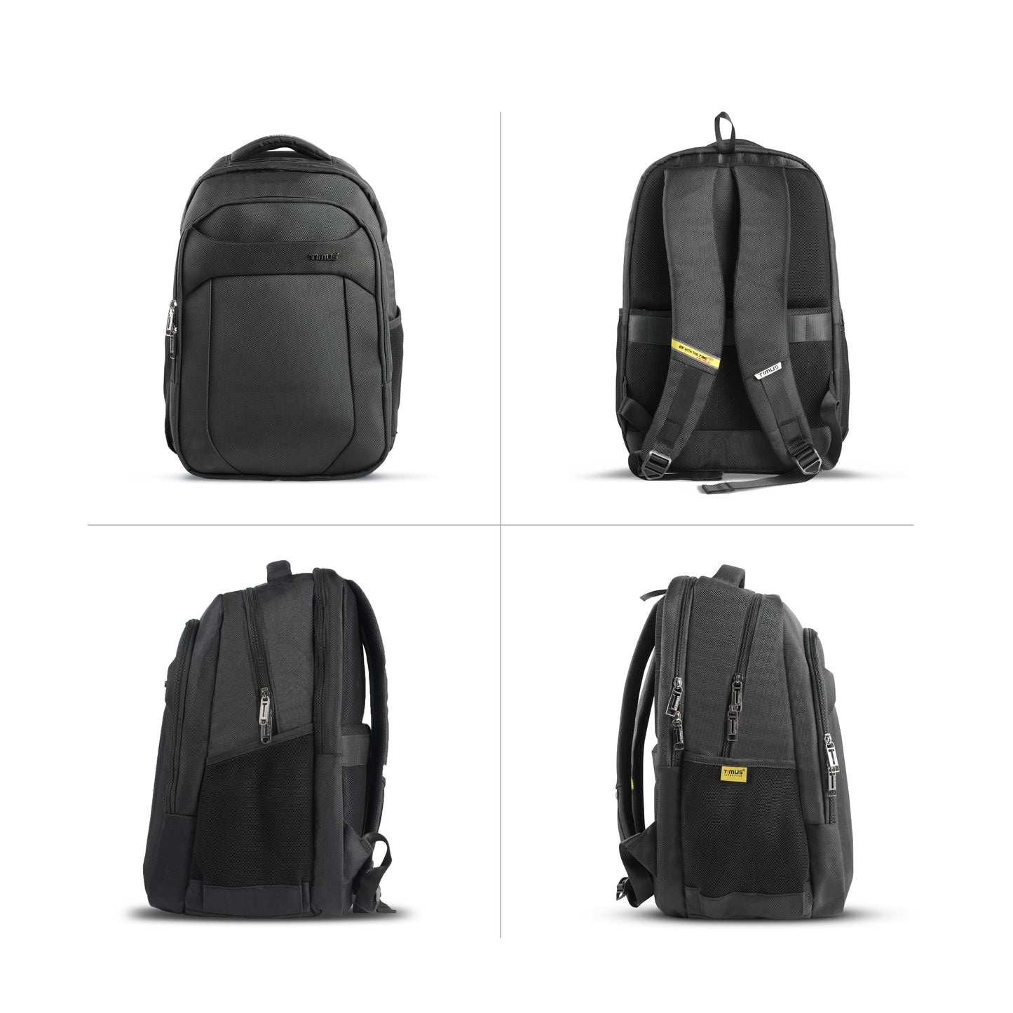 Timus Uno professional laptop backpack side profile – minimalist corporate travel design