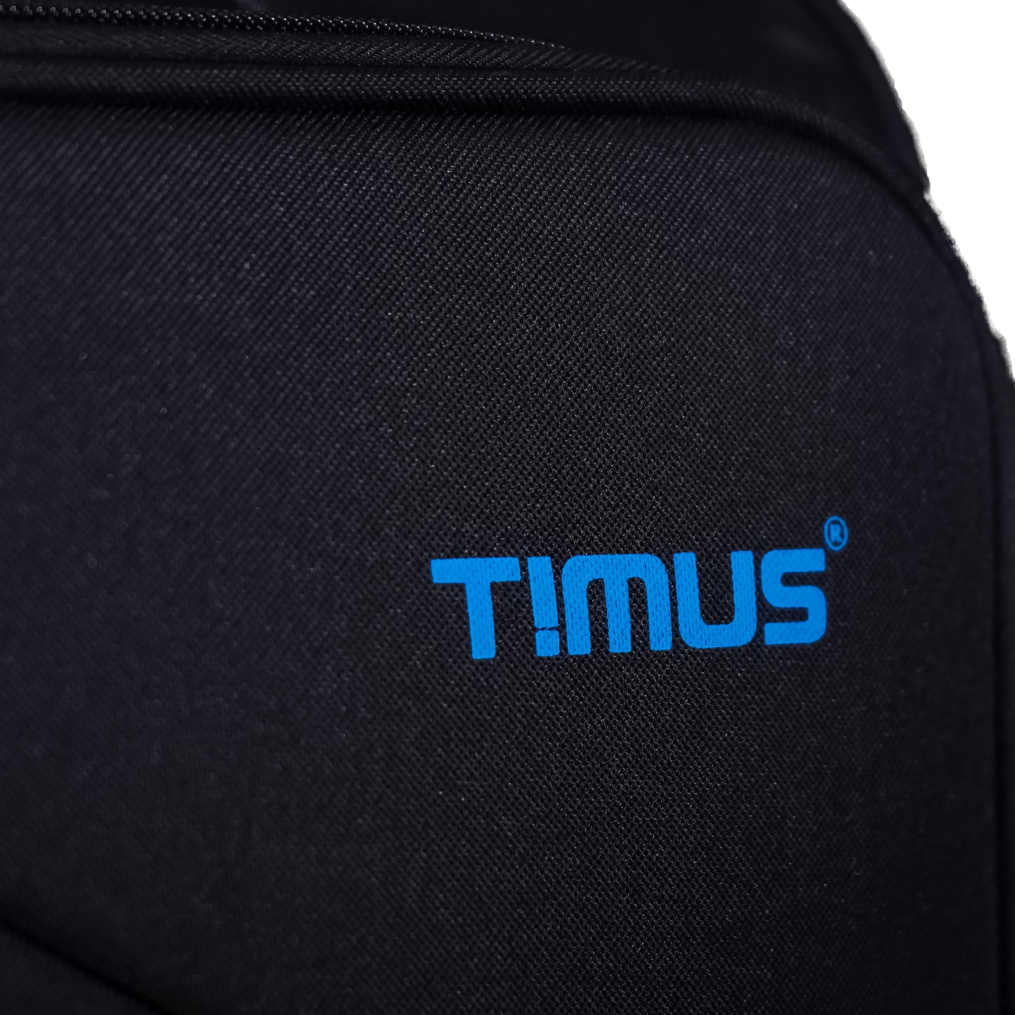 Timus logo printed on black Flash Plus soft luggage