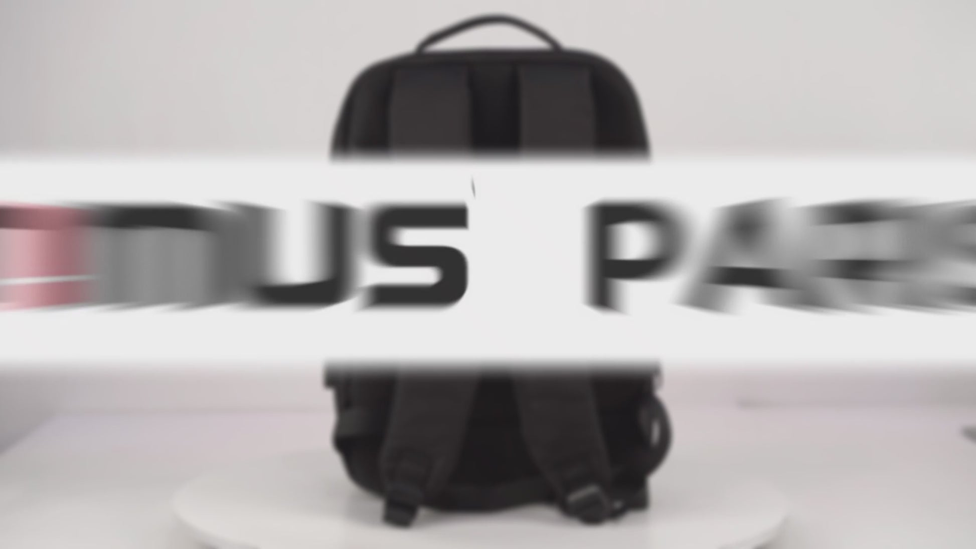 Video showing the Timus Paris laptop backpack being packed, highlighting its roomy main compartments, organizational pockets, hidden back pocket, and trolley strap functionality.