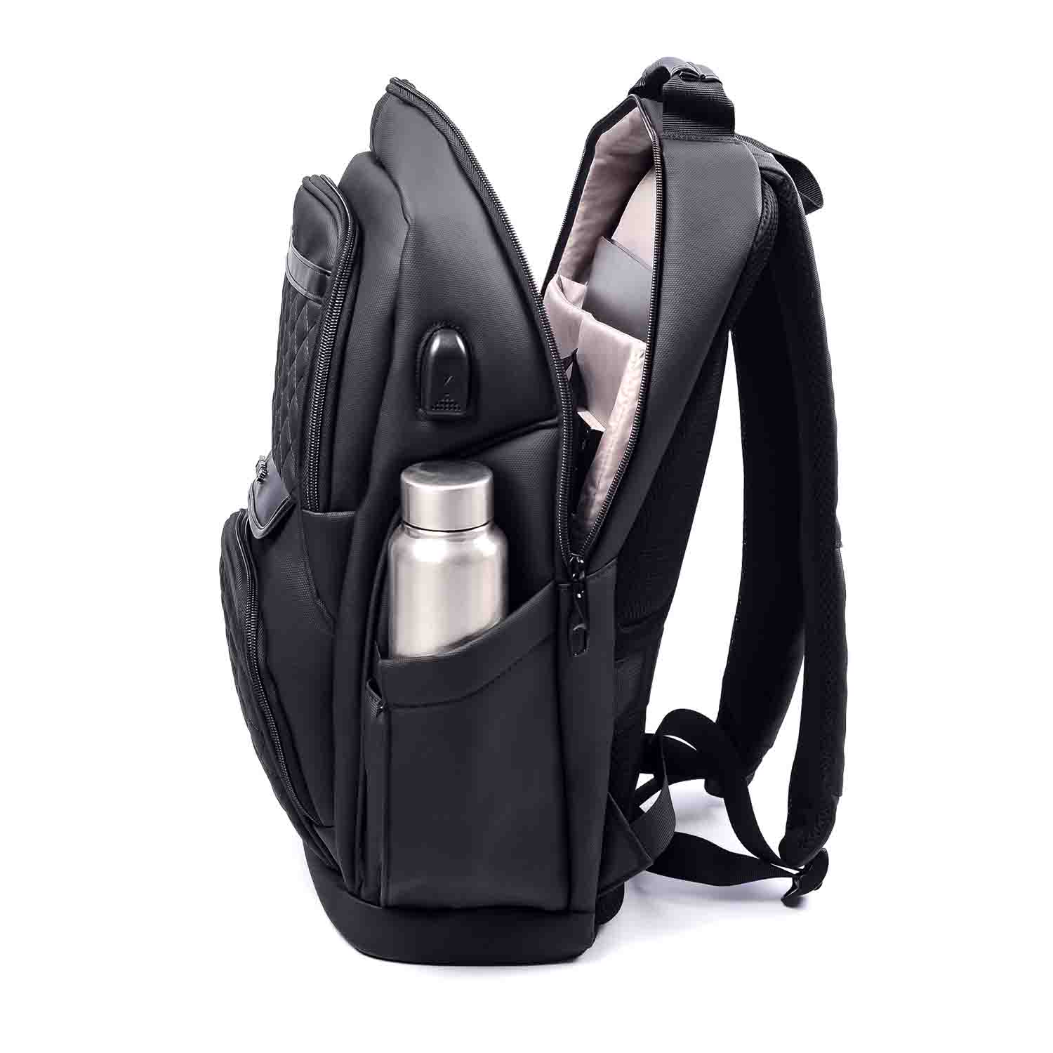 Timus-Lifestyle-Backpack-Professional-Backpack-Berlin-Laptop-Backpack-Black-3