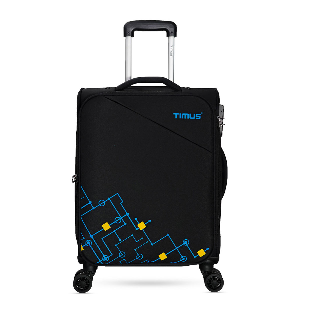 Timus-Lifestyle-Luggage-Soft-Luggage-trolley-bag-Flash-Plus-Luggage-Trolley-Bag-58cm-Black-1