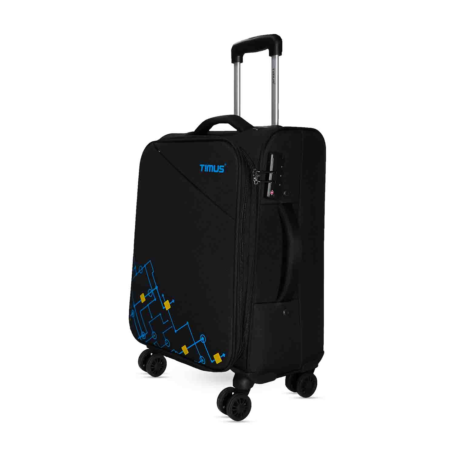Timus-Lifestyle-Luggage-Soft-Luggage-trolley-bag-Flash-Plus-Luggage-Trolley-Bag-58cm-Black-2