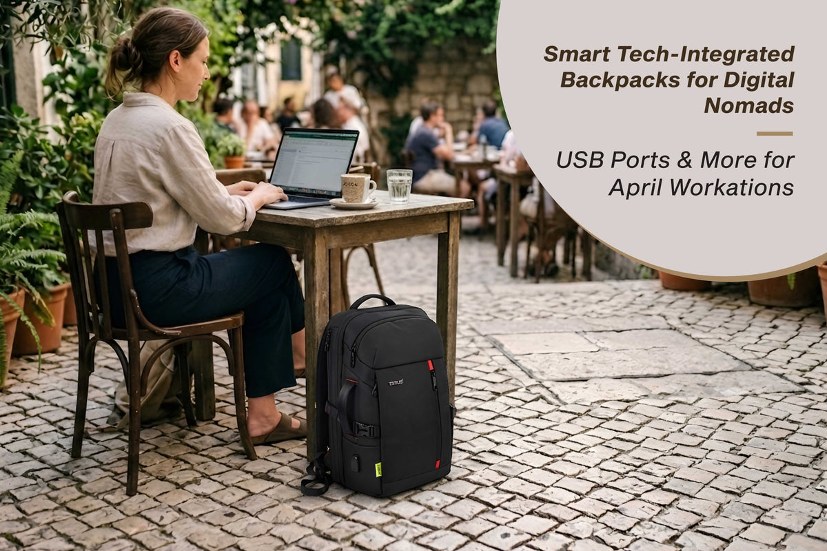 Samit Usb Backpack Tech Backpacks with USB Port for Digital Nomads India 2026 | Timus ...