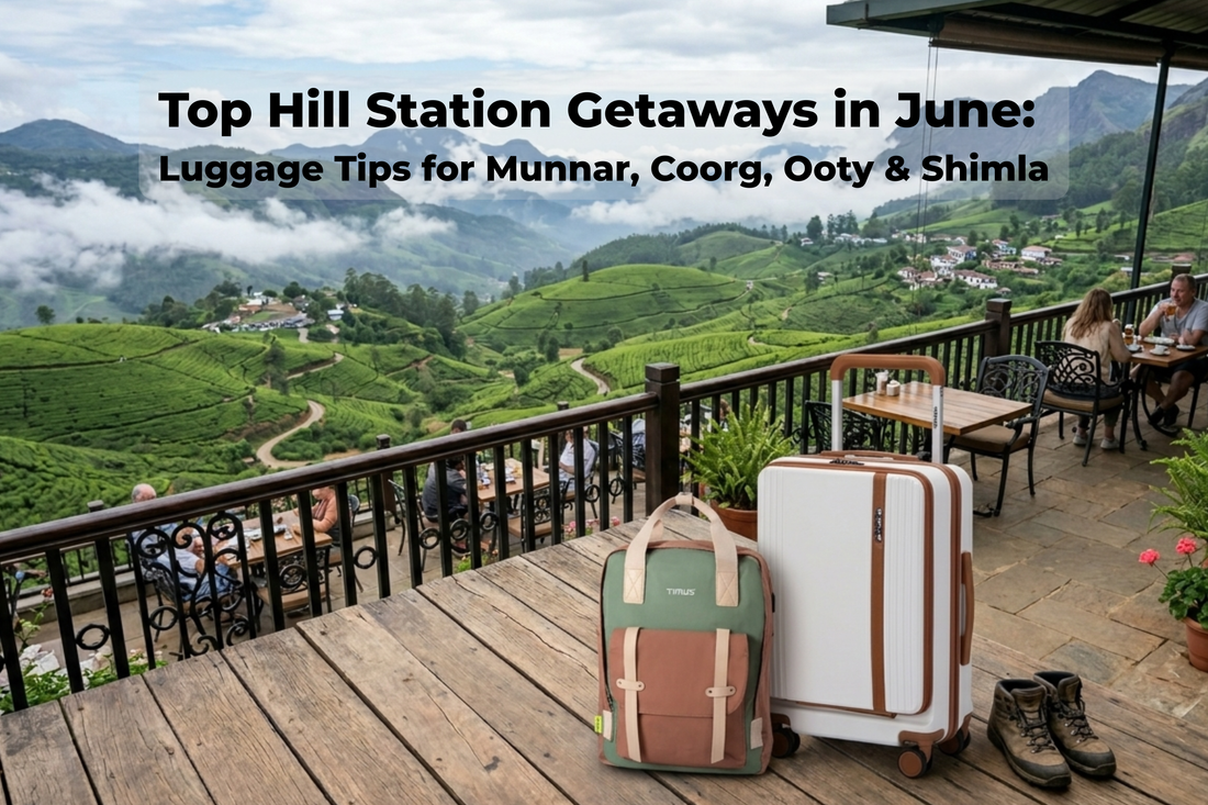 Top Hill Station Getaways in June: Luggage Tips for Munnar, Coorg, Ooty & Shimla
