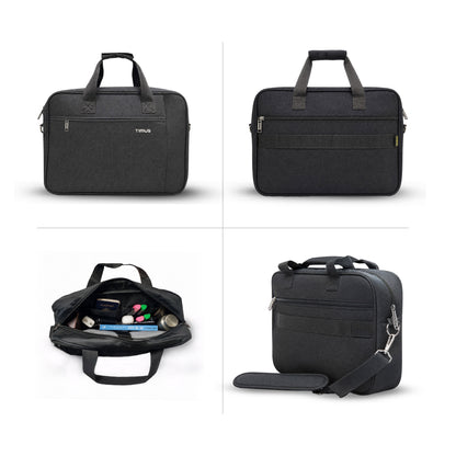 Timus Elite Briefcase for Men & Women | Lightweight Polyester Office & Business Bag