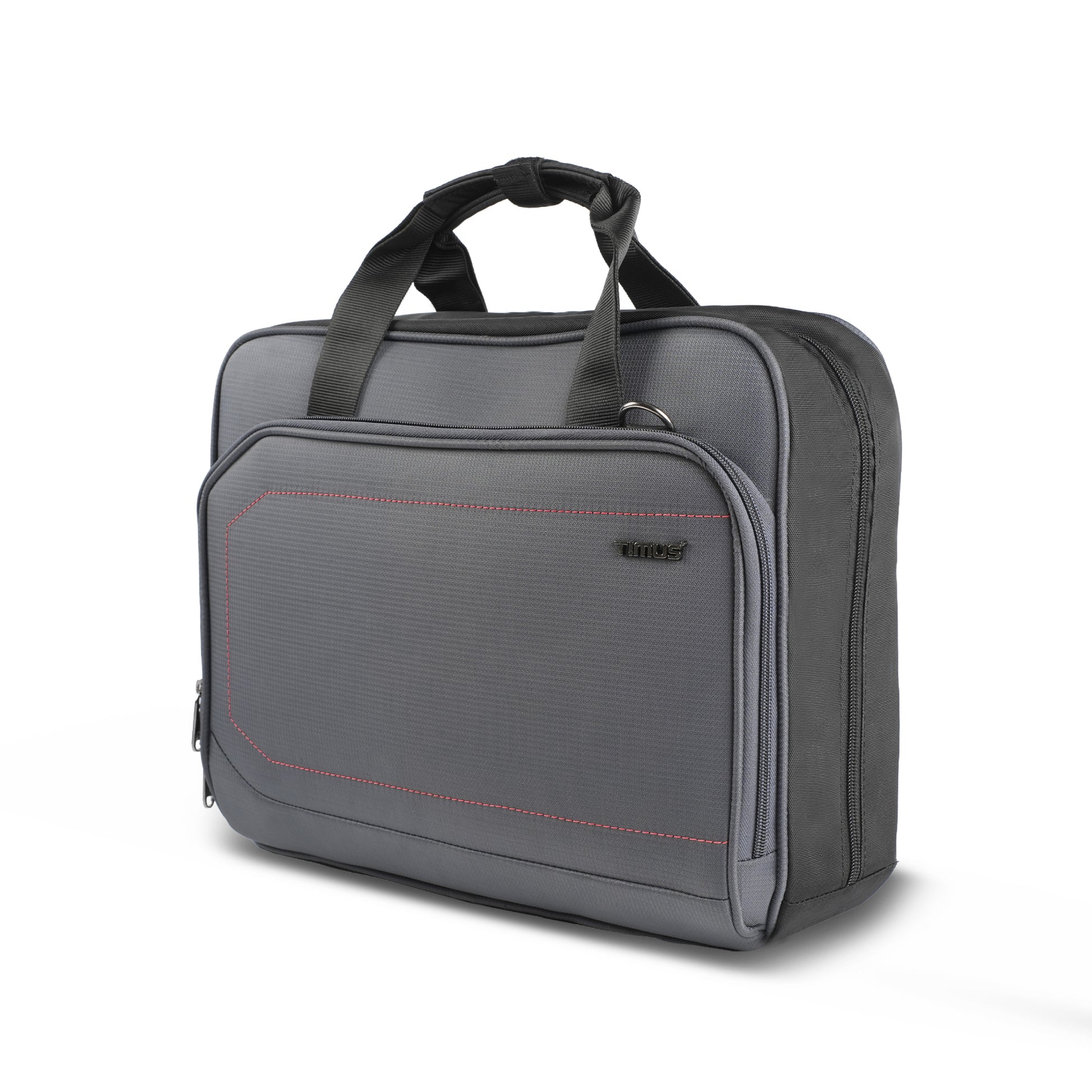 Timus Prestige laptop briefcase front view – executive office laptop bag for daily business use01