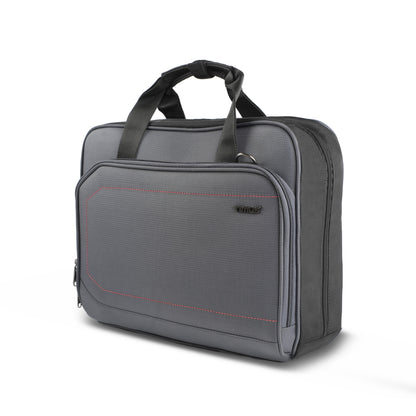 Timus Prestige laptop briefcase front view – executive office laptop bag for daily business use01