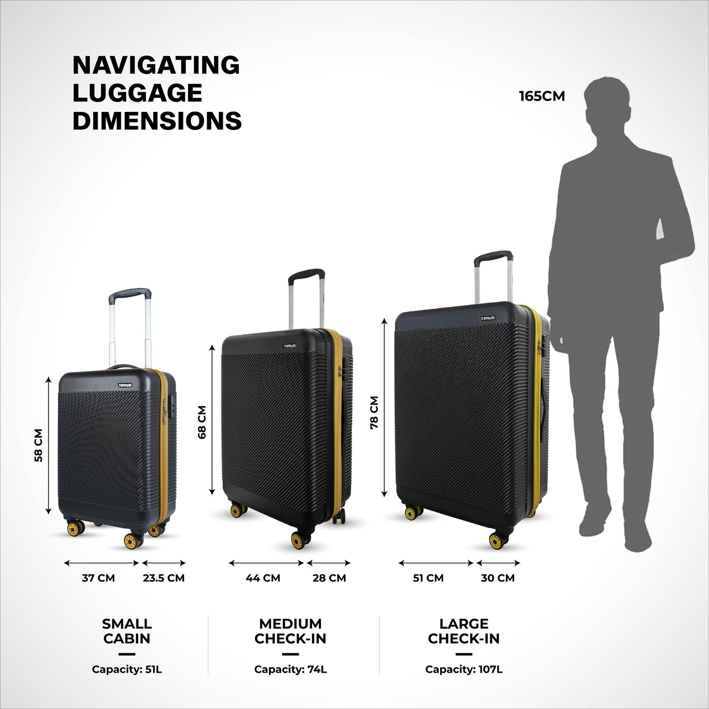 Storm Hard Luggage (58 & 68cm)