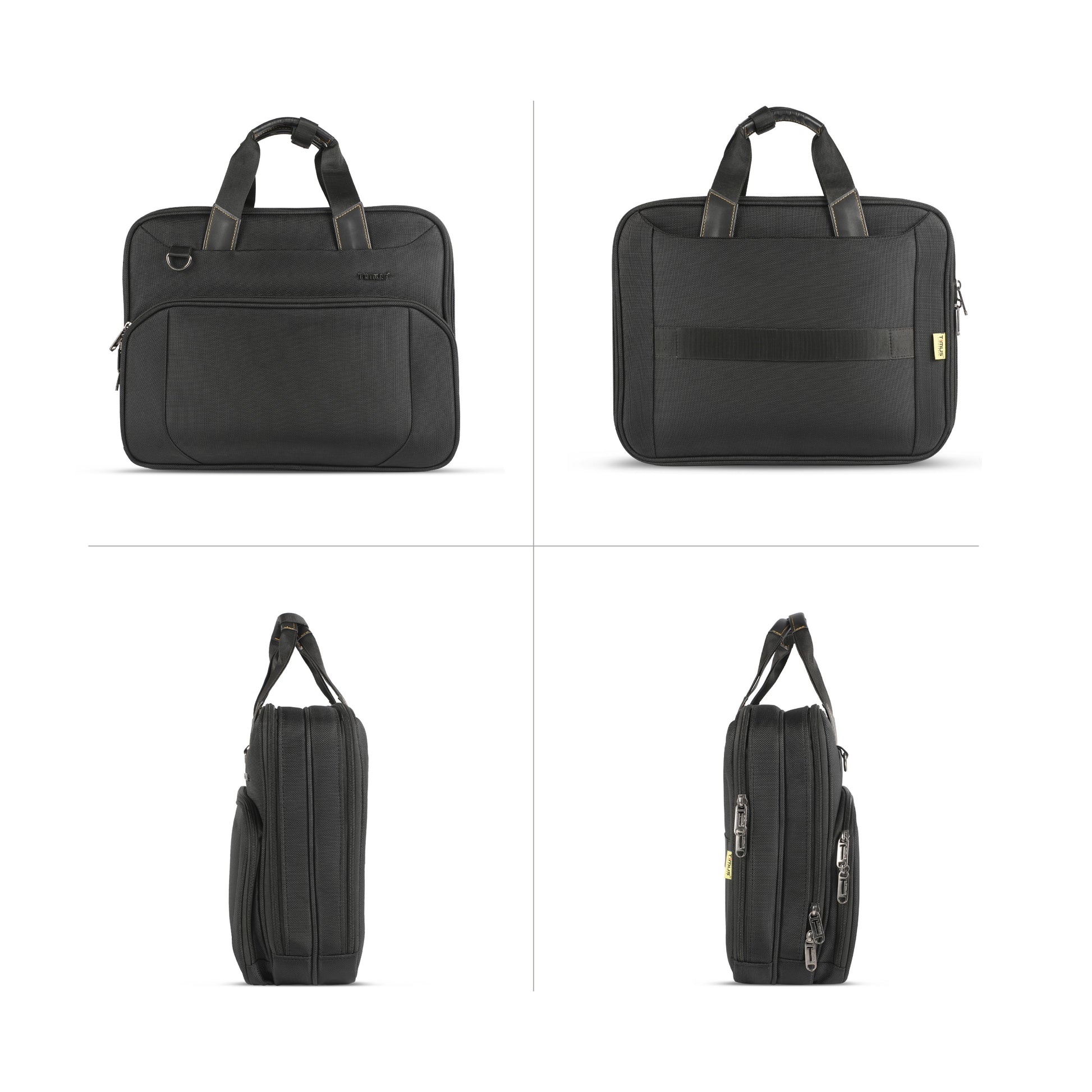 Timus Orbit professional laptop briefcase multi angle view – corporate office carry bag profile02