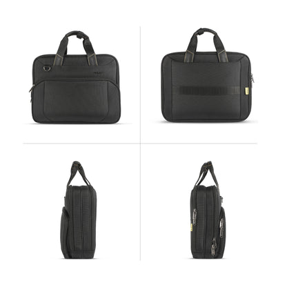 Timus Orbit professional laptop briefcase multi angle view – corporate office carry bag profile02