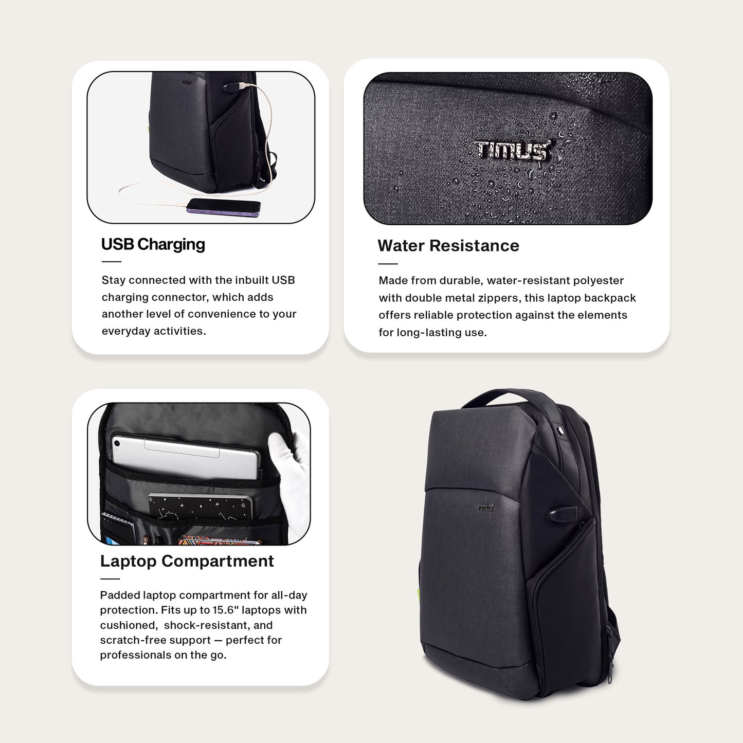 Madrid Laptop Backpack