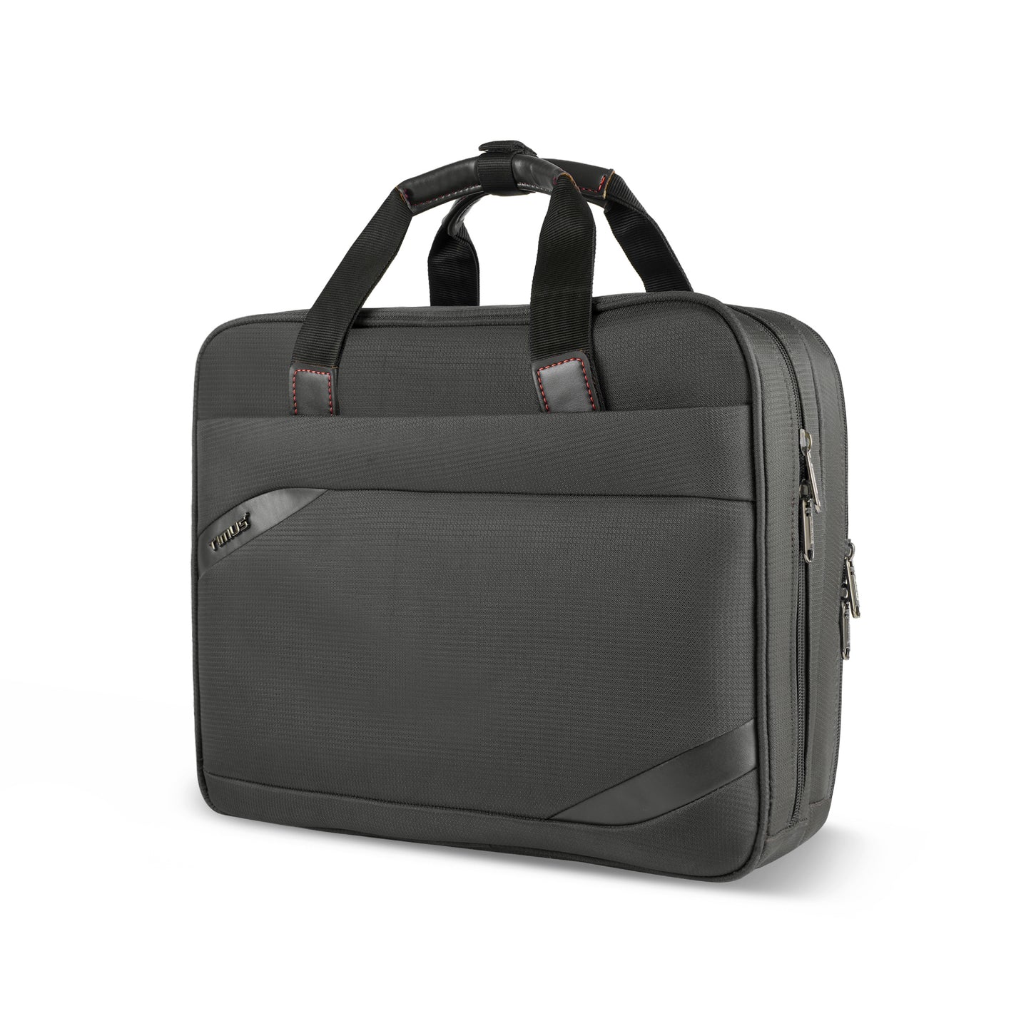 Timus Aero laptop briefcase front view – professional office laptop bag for daily work03