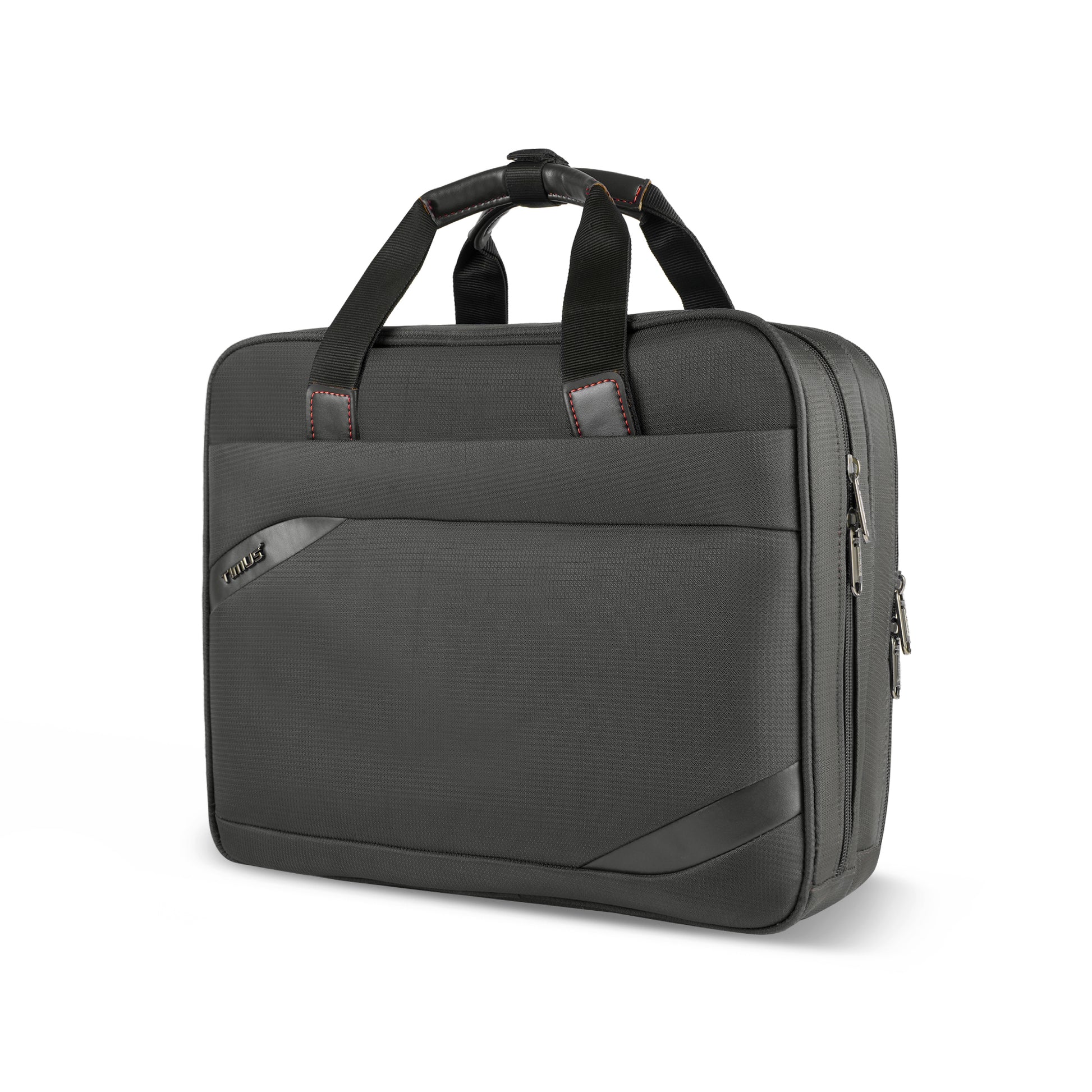 Timus Aero laptop briefcase front view – professional office laptop bag for daily work03