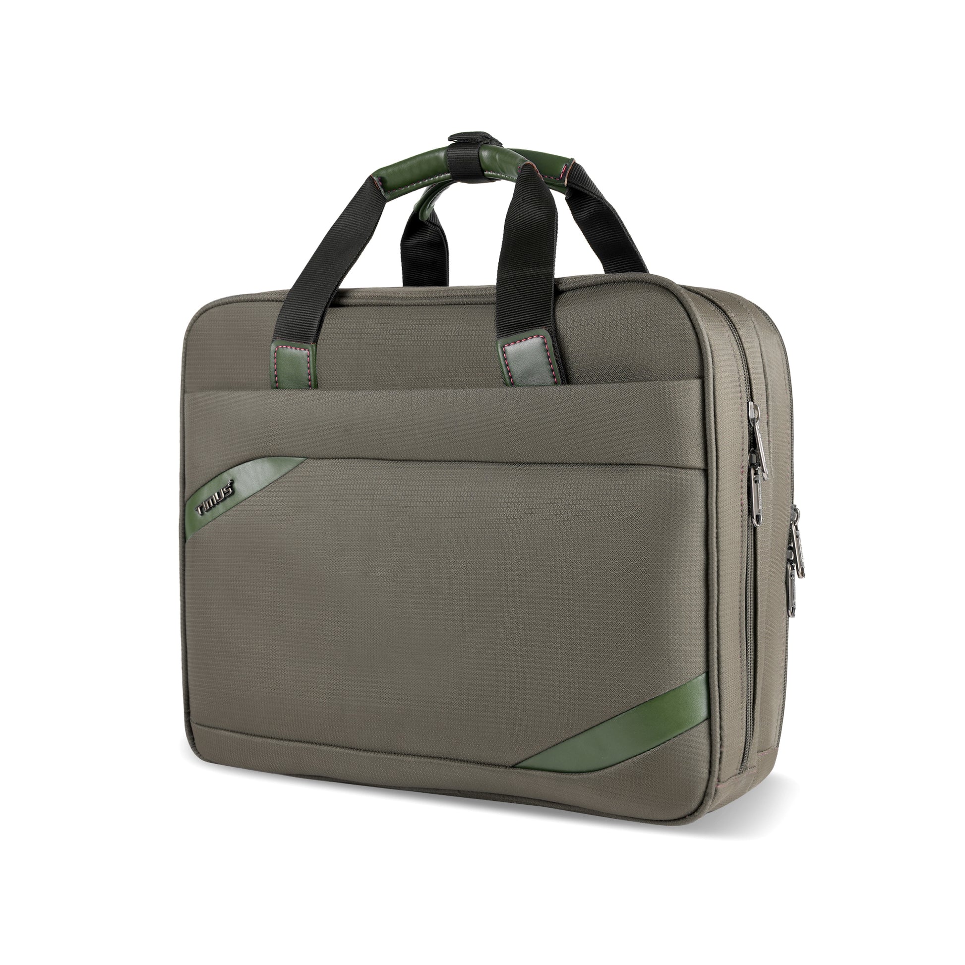 Timus Aero laptop briefcase front view – professional office laptop bag for daily work