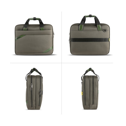 Timus Aero professional laptop briefcase multi angle view – corporate office carry bag profile