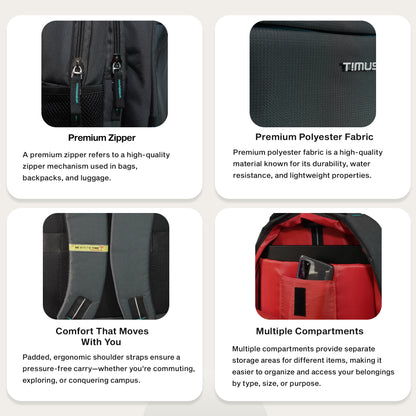 Timus Cyprus Backpack feature graphic