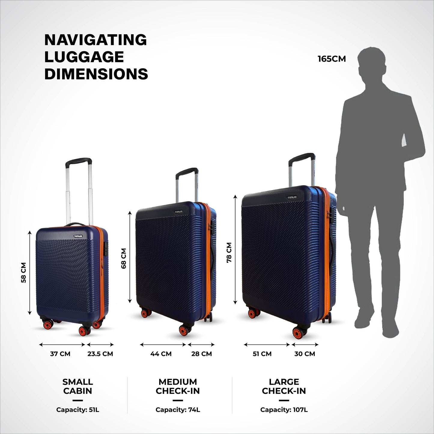 Storm Hard Luggage (58, 68 & 78cm)