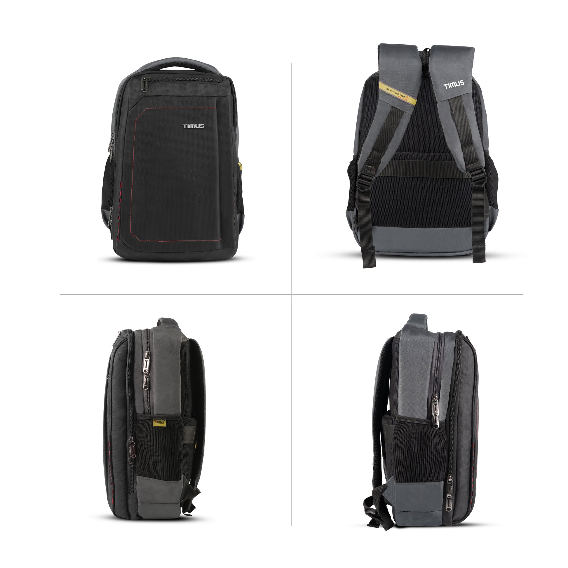 Timus Port professional laptop backpack side profile – compact business travel backpack design