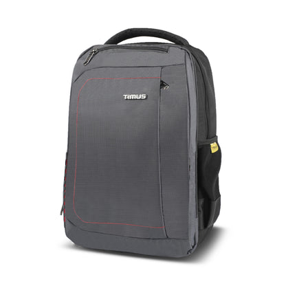 Timus Port slim office laptop backpack front view – lightweight daily work bag for men