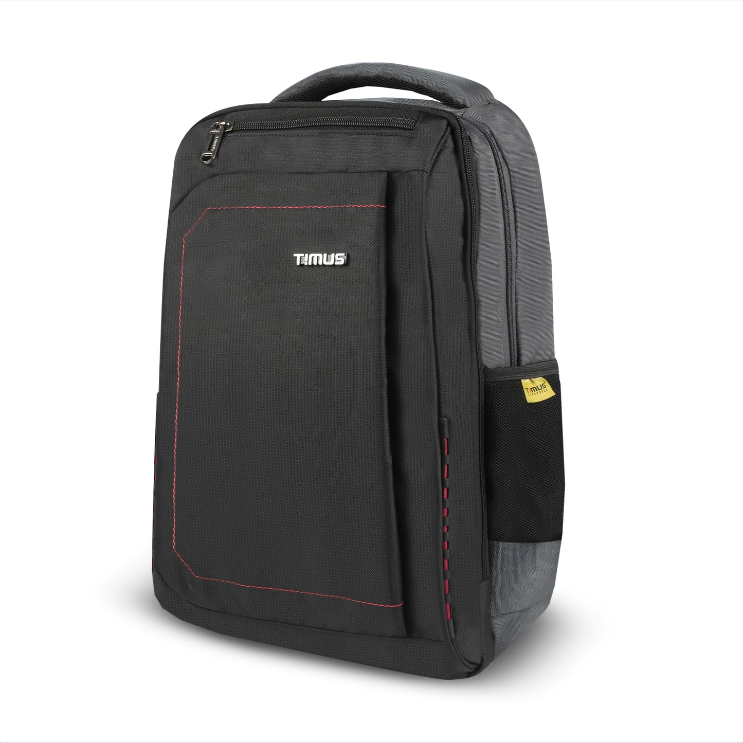 Timus Port slim office laptop backpack front view – lightweight daily work bag for men