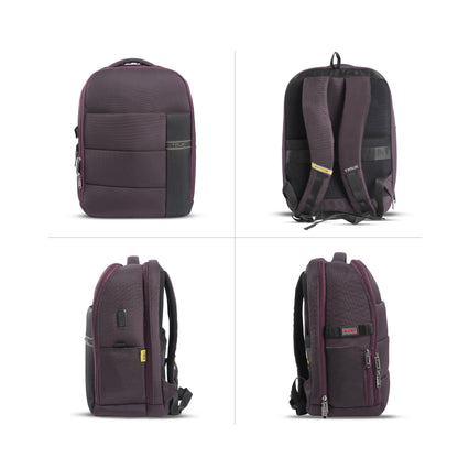 Timus Track professional laptop backpack multi angle view – corporate travel carry profile