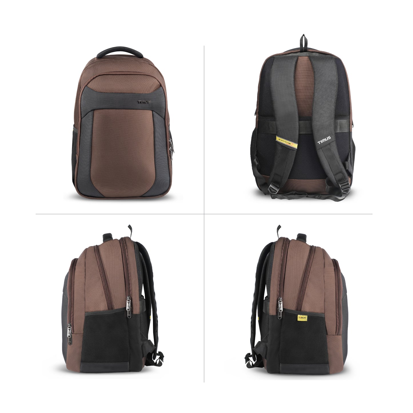 Timus Uno professional laptop backpack side profile – minimalist corporate travel design