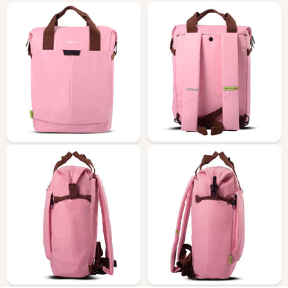 Timus Chicago Backpack side angle view