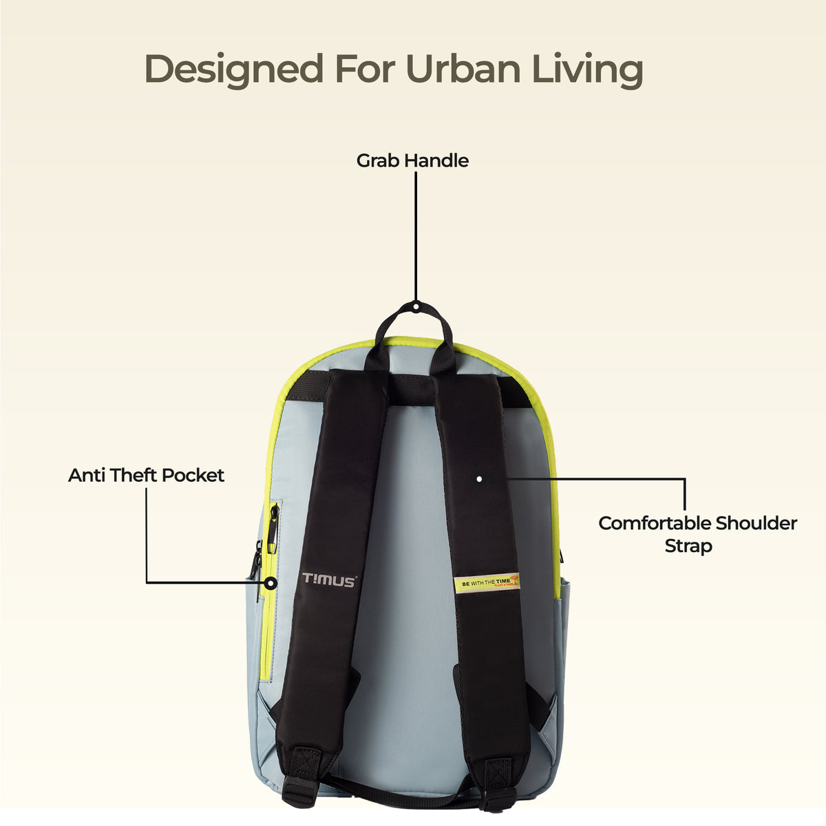 Timus Sydney Backpack back view