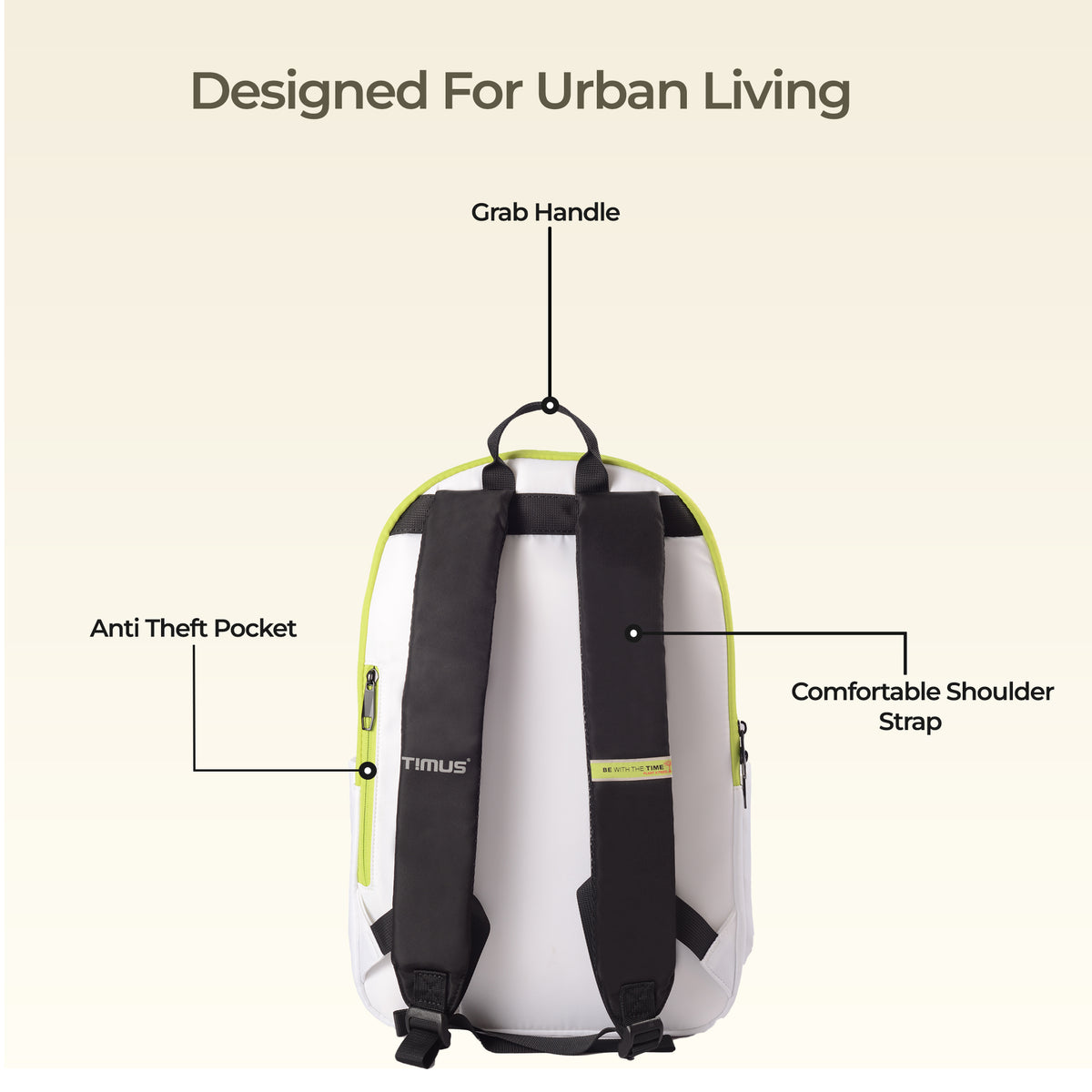 Timus Sydney Backpack back view