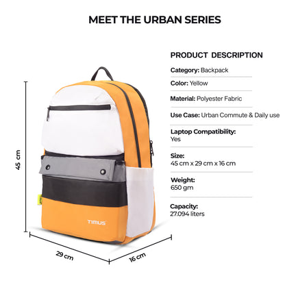 Timus Sydney Backpack dimension