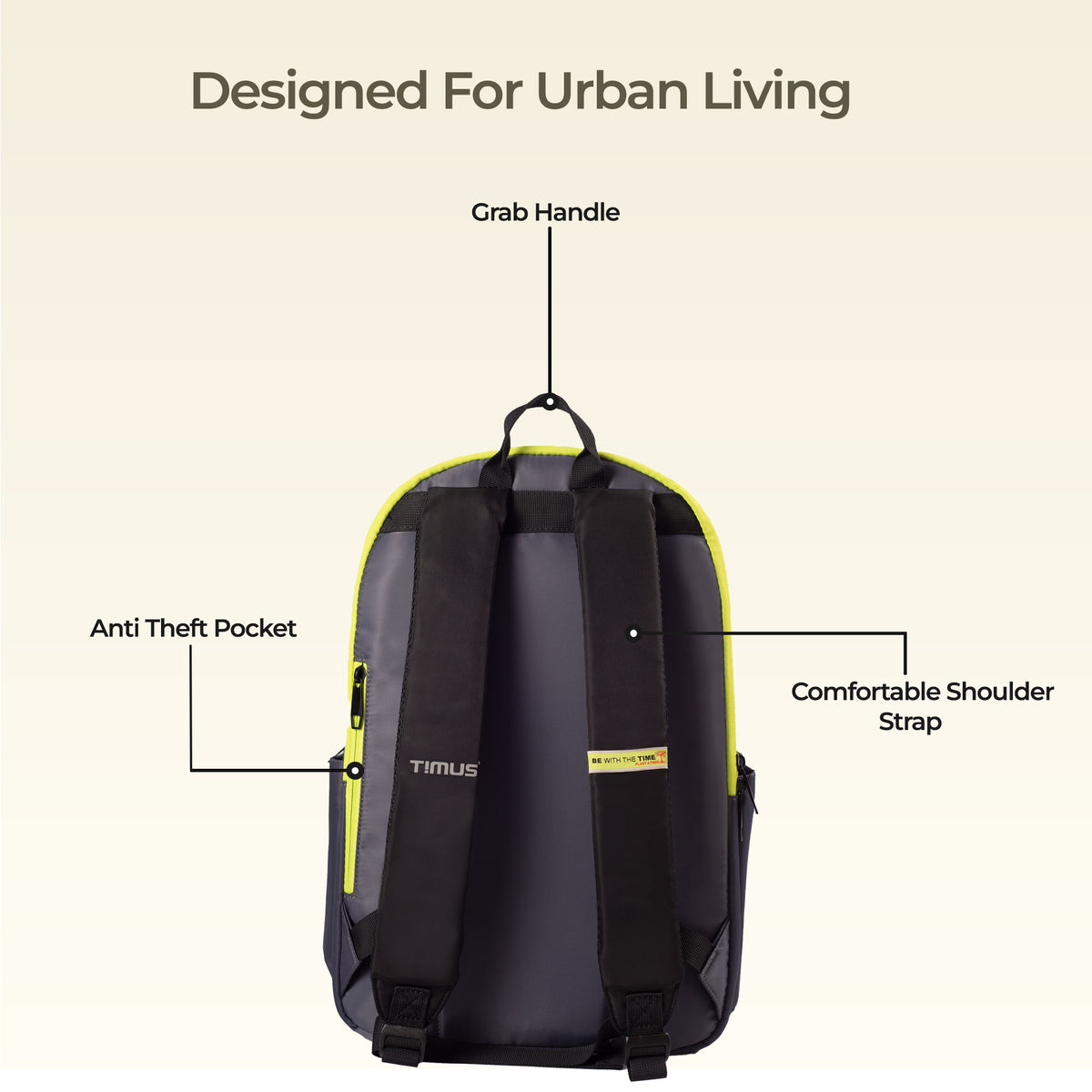 Timus Sydney Backpack back view